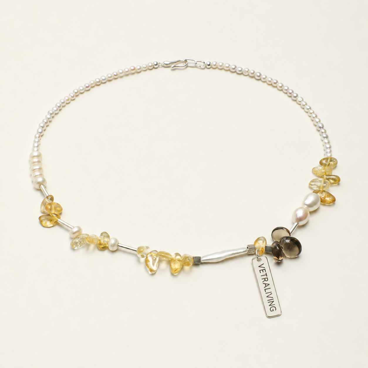 Amber Sonata Pearl Necklace