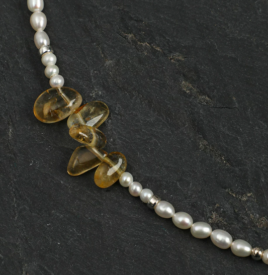 Aurora Blossom Pearl Necklace