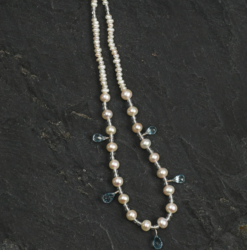 Starlit Grace Pearl Necklace