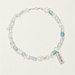 Ocean Halo Gemstone Necklace
