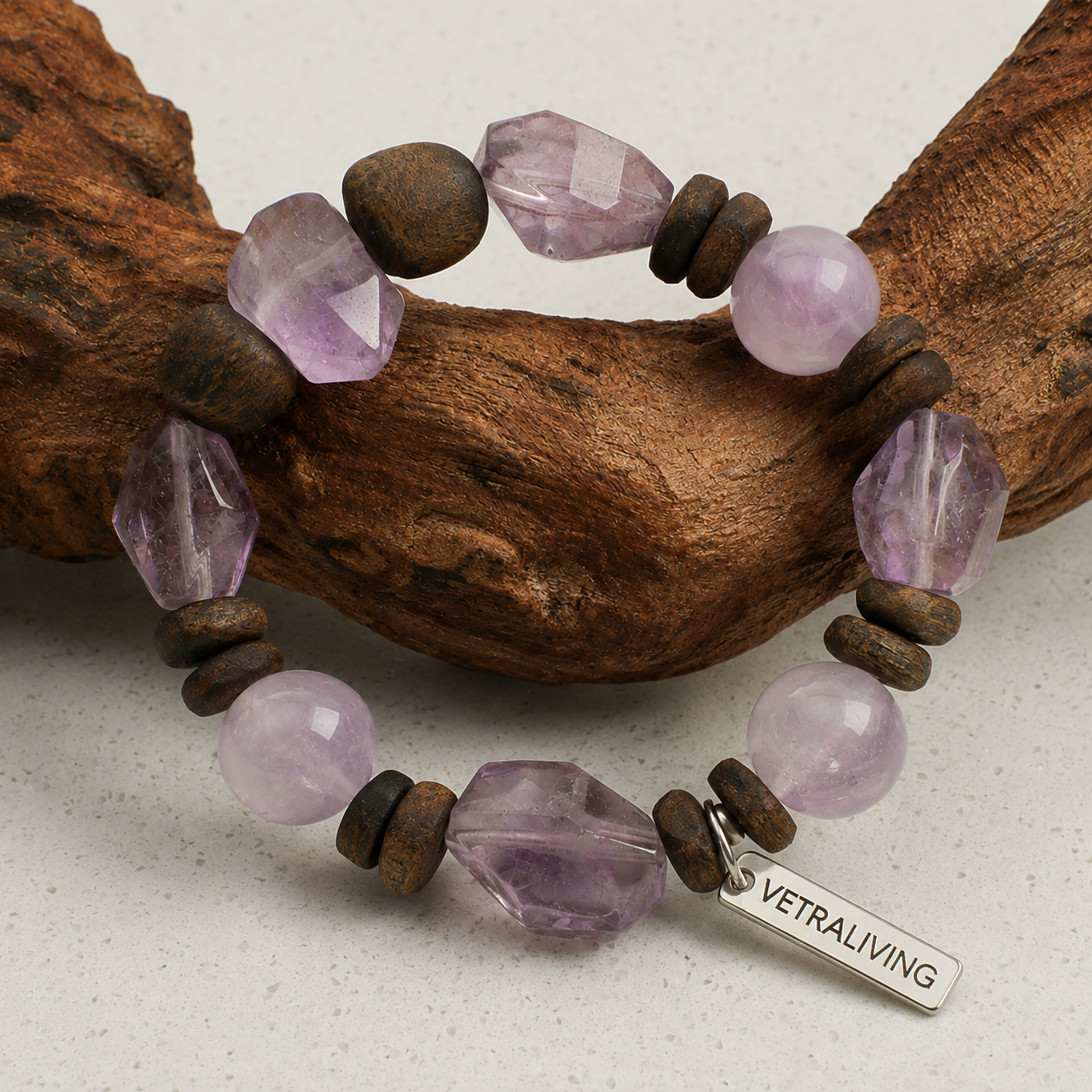 Lavender Sandalwood Bracelet