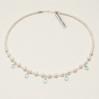 Starlit Grace Pearl Necklace