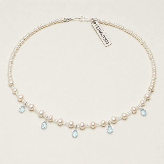 Starlit Grace Pearl Necklace