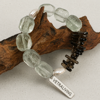 Verdant Glow Crystal Bracelet