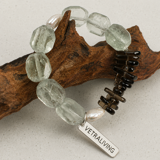 Verdant Glow Crystal Bracelet