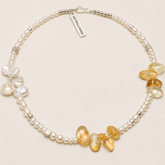 Aurora Blossom Pearl Necklace