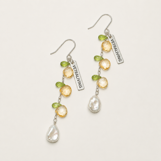 Solstice Citrine Bloom Earrings
