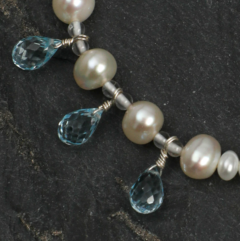 Crystal Veil Topaz Bracelet
