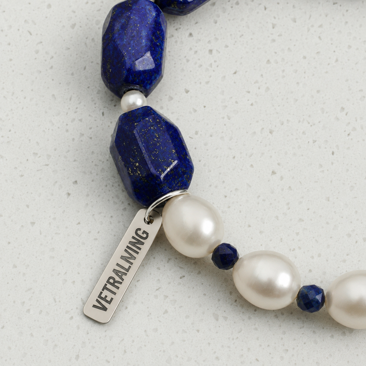 Luna Azure Pearl Bracelet