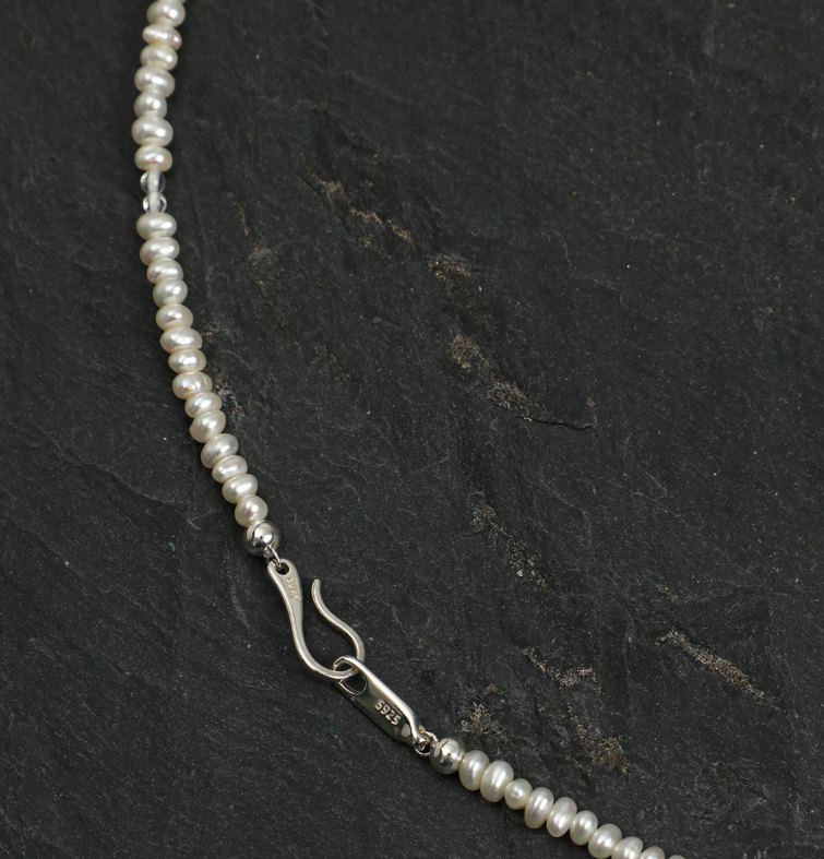 Starlit Grace Pearl Necklace