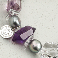 Mystic Lavender Pearl Bracelet