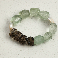 Verdant Glow Crystal Bracelet
