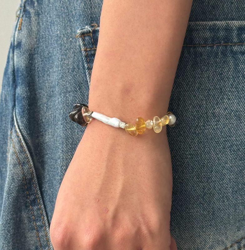 Honey Eclipse Citrine Bracelet