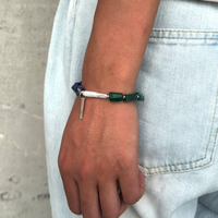 Emerald Tide Gem Bracelet