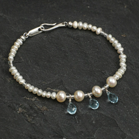 Crystal Veil Topaz Bracelet