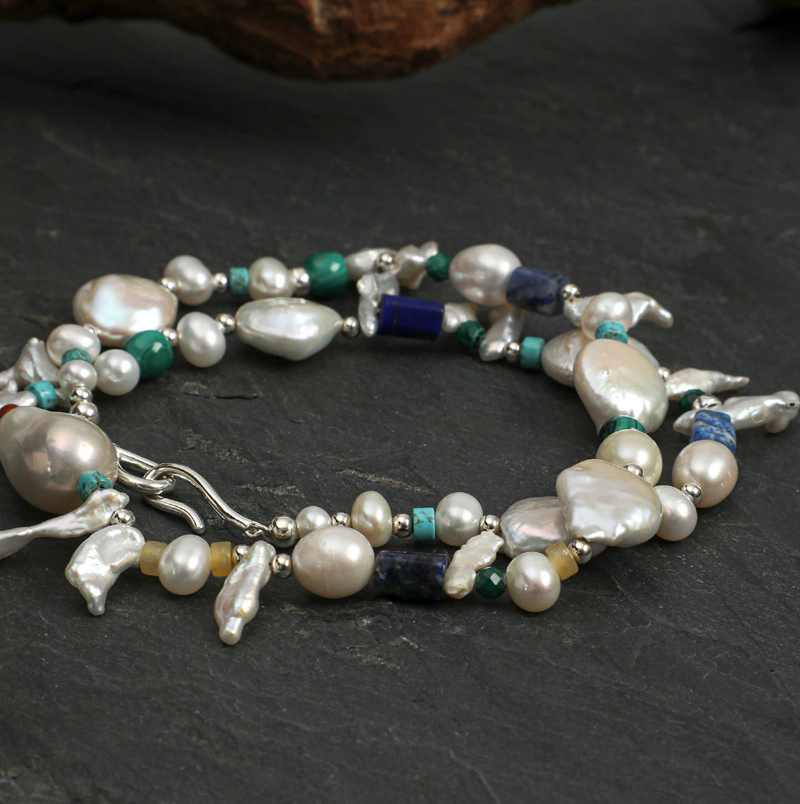 Golden Luxe Pearl Bracelet