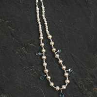 Starlit Grace Pearl Necklace