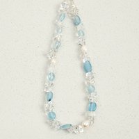 Ocean Halo Gemstone Necklace