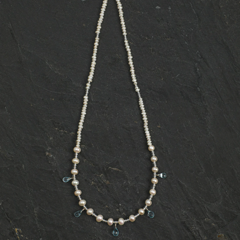 Starlit Grace Pearl Necklace