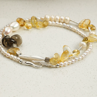 Amber Sonata Pearl Necklace