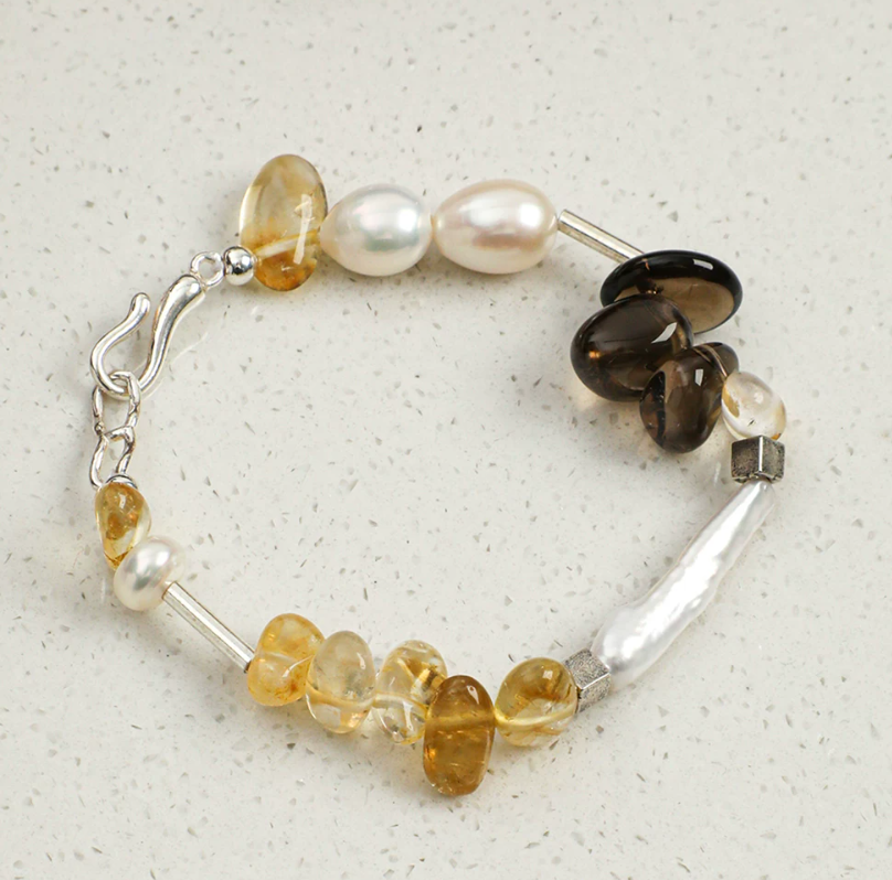 Honey Eclipse Citrine Bracelet