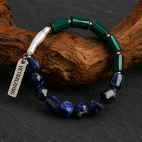 Emerald Tide Gem Bracelet